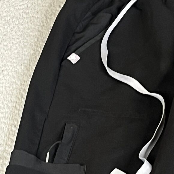 FIGS Scrub Pant Women XS Black Technical Drawstring  Bottom Jogger W21SW204 - Picture 4 of 16